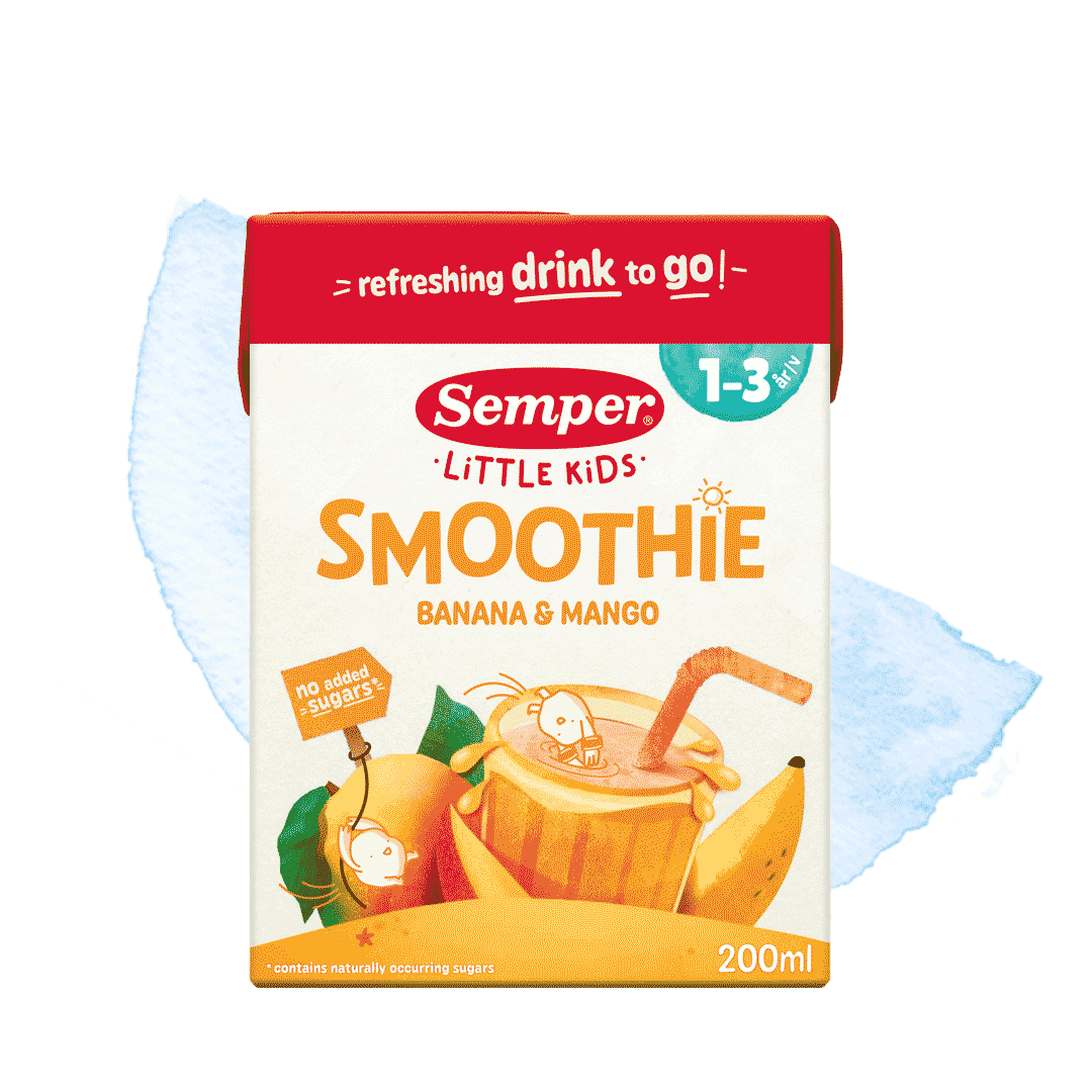 Smoothie Banana & Mango från Semper Barnmat