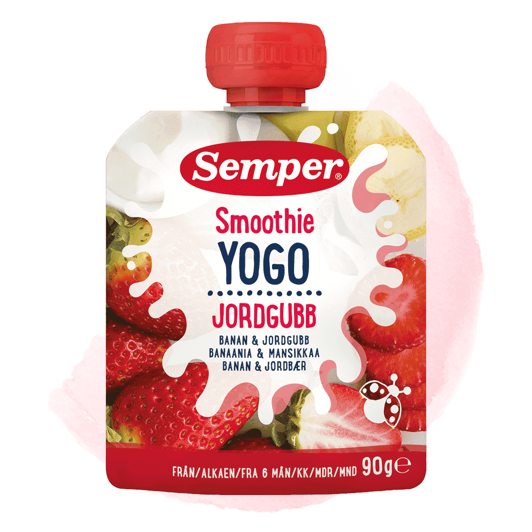 Yogo smoothie banaania & mansikkaa 6kk