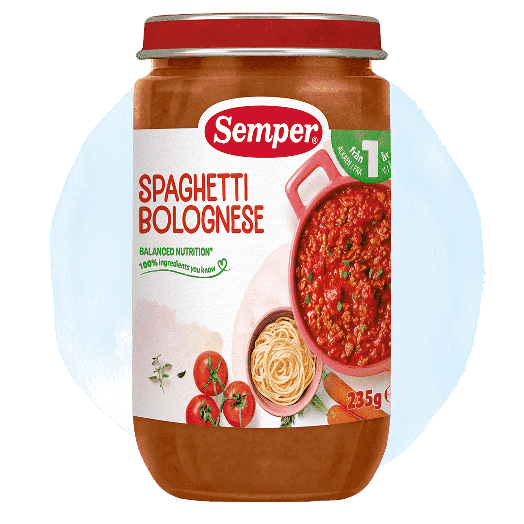 Spagettia & jauhelihakastiketta 1v