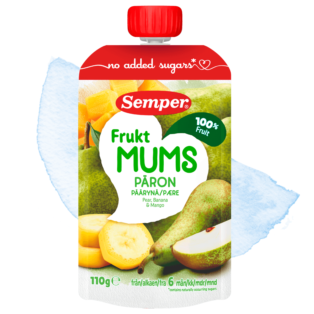 Fruktmums päärynä 6kk