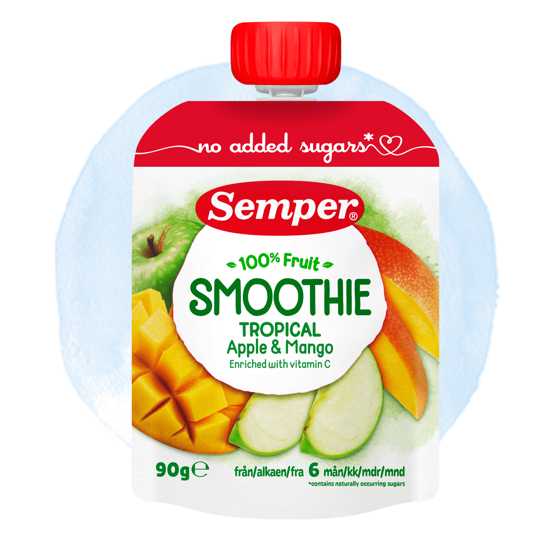 Smoothie tropisk omenaa ja mangoa 6kk - Semper